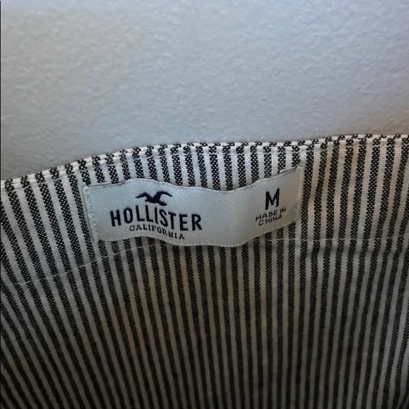 hollister striped button up jumper dress - Picture 3 of 3